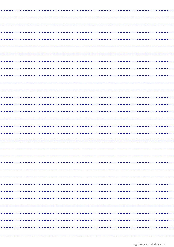 Dotted Lined Paper Blue 8.7 mm - 10070964