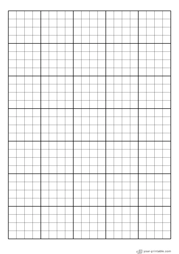 Full Page Graph Paper black 3/8 inch - 10071918