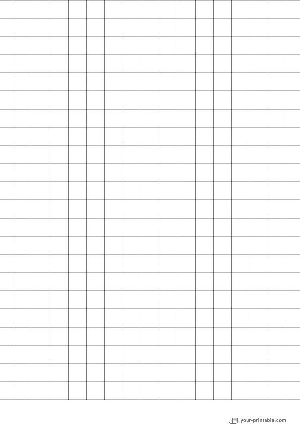 Full Page Grid Paper black 1/2 inch - 10071876