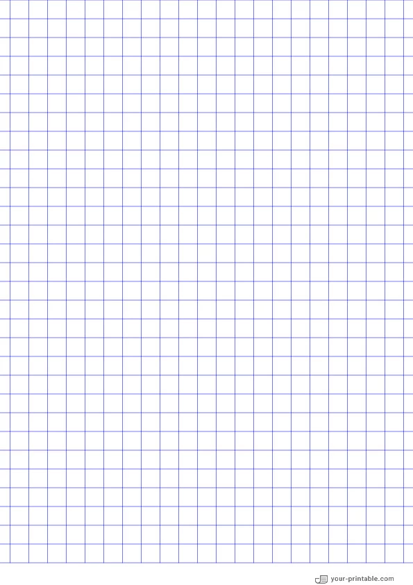 Full Page Grid Paper blue 3/8 inch - 10071861