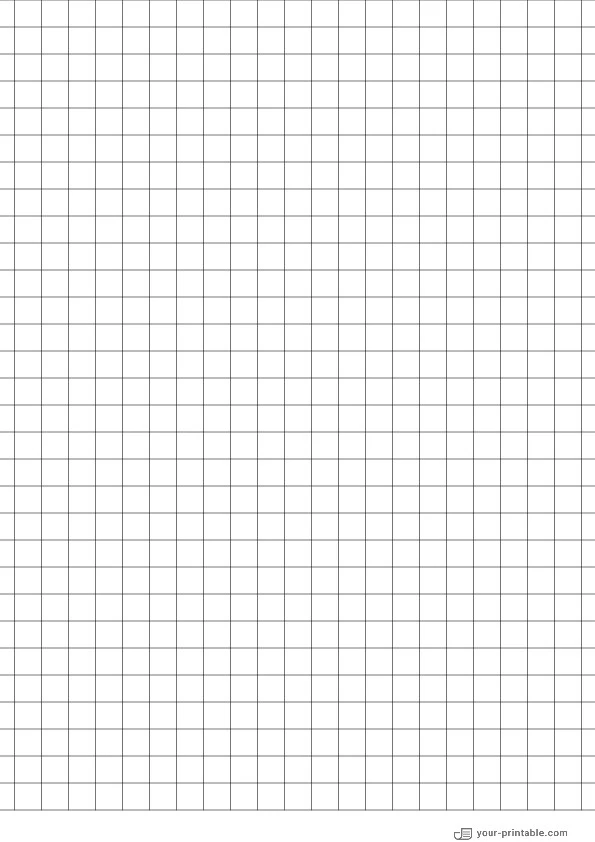 Full Page Large Grid Paper black 3/8 inch - 10071860