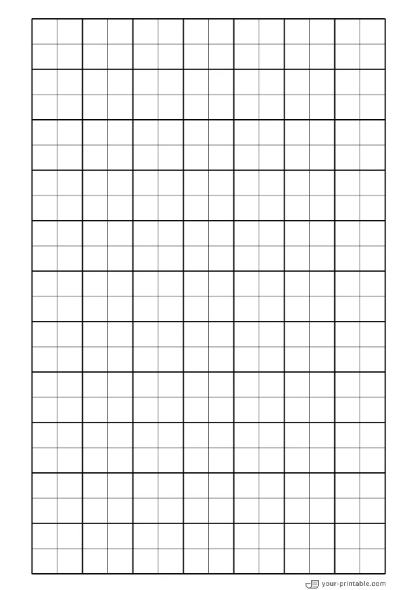 Graph Paper black 1/2 inch - 10071924