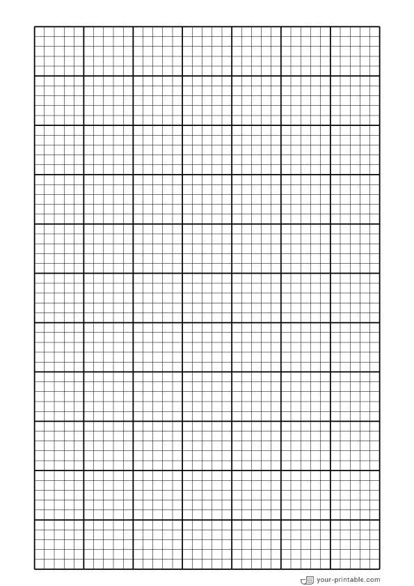 Graph Paper black 5 mm - 10071932