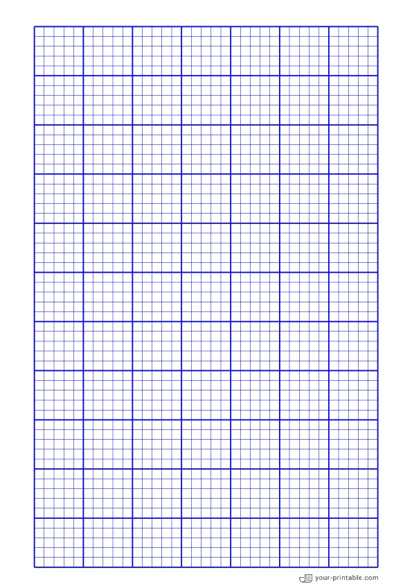 Graph Paper blue 5 mm - 10071933