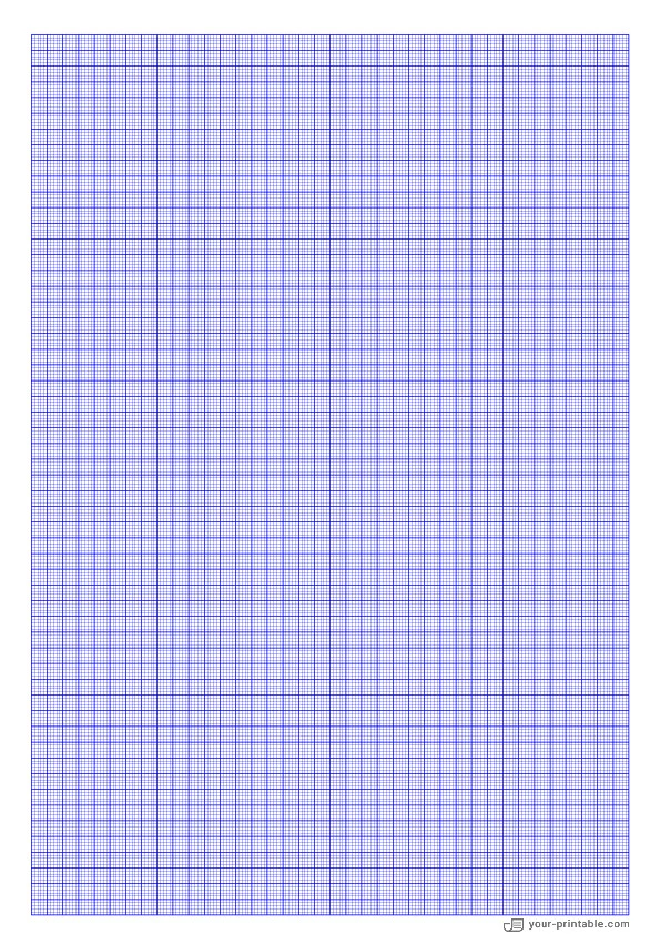 Graph Paper blue one mm - 10071941