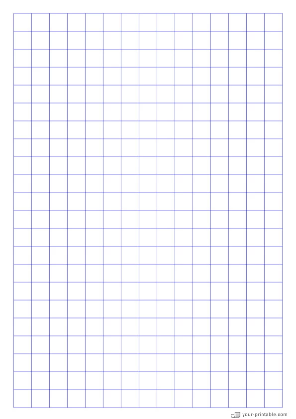 Grid Paper blue 1/2 inch - 10071871