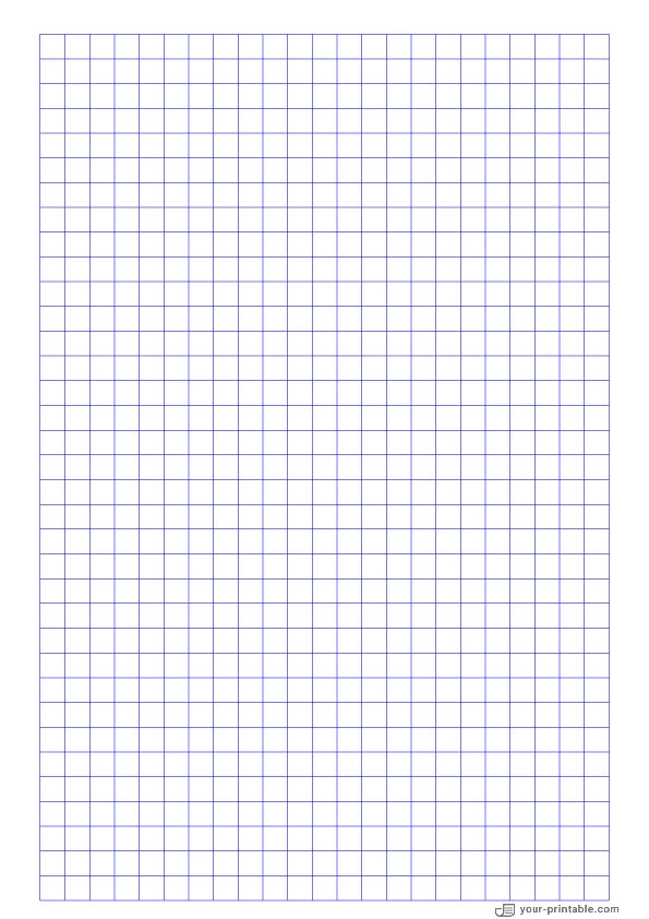 Grid Paper blue 8 mm - 10071879