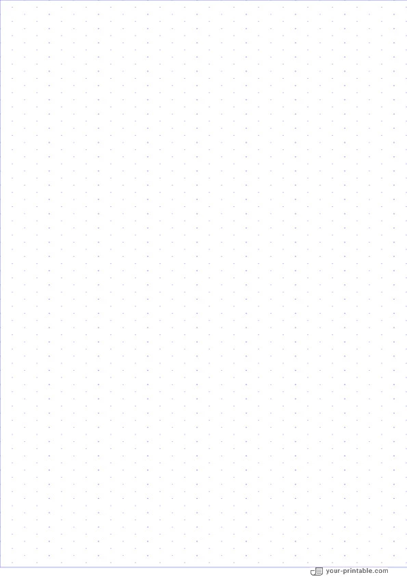 Isometric Dot Graph Paper blue 1/4 inch - 10073756