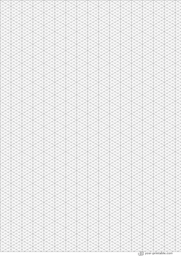 Isometric Graph Paper black 1/8 inch - 10073757