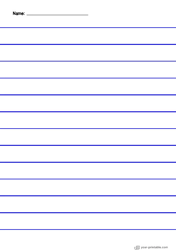 Papel forrado para preescolar con nombre Azul 20mm para niños - 10070686