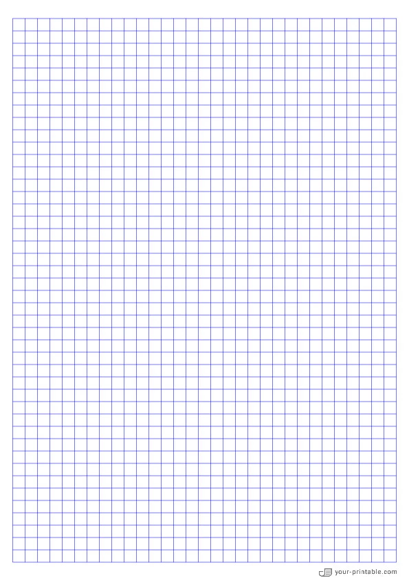 Math Grid Paper blue 1/4 inch - 10071887