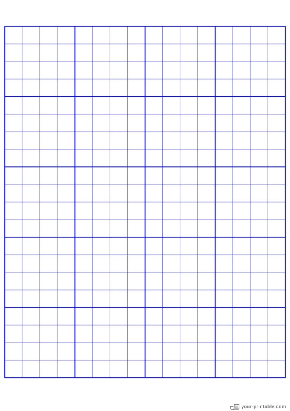 Staar Graph Paper blue 1/4 inch - 10071931