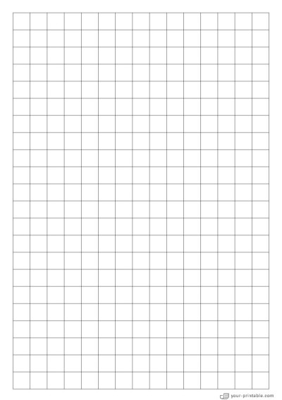 Grid Paper black 1/2 inch Template